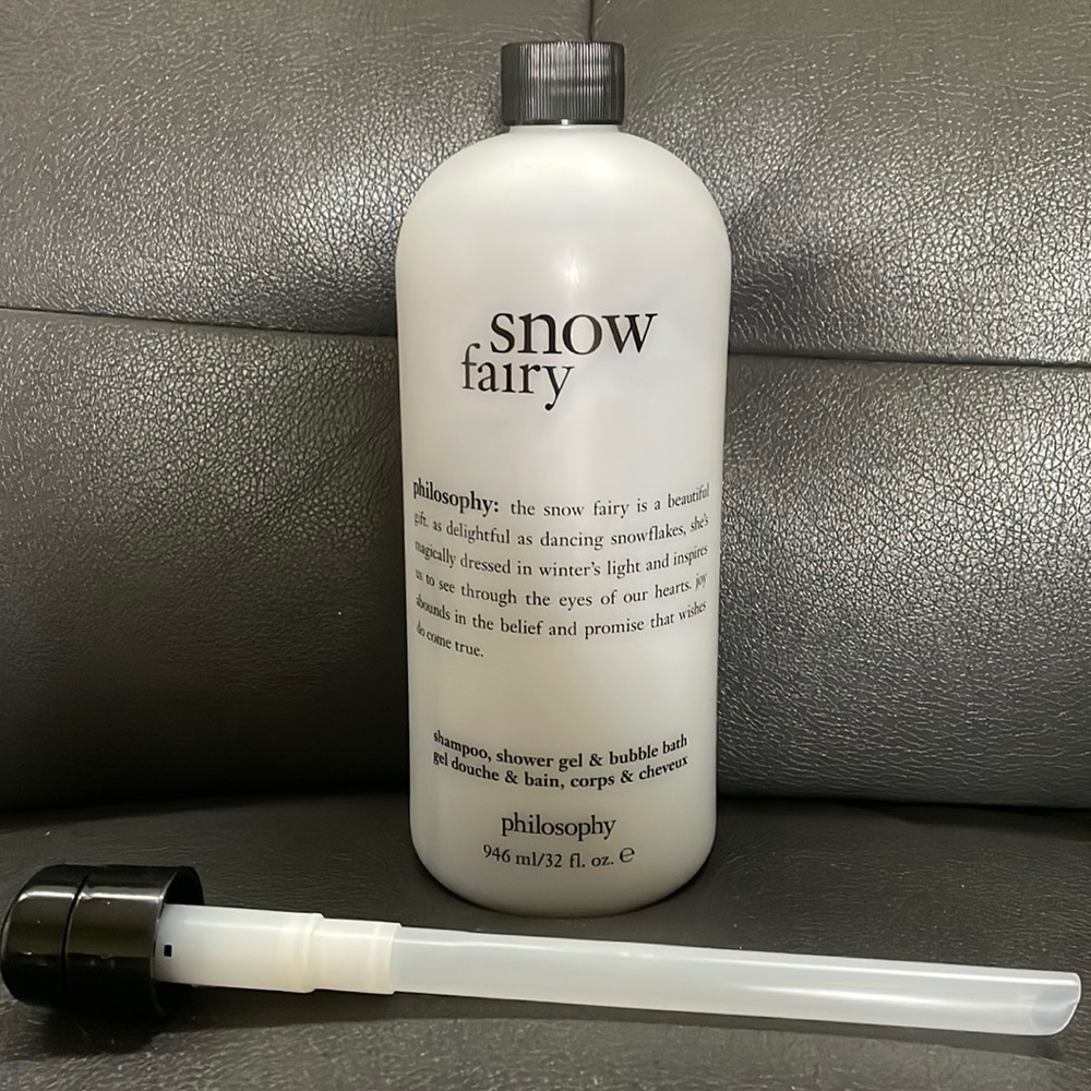 NEW Philosophy Snow Fairy 32 oz sealed shampoo, shower gel & bubble bath